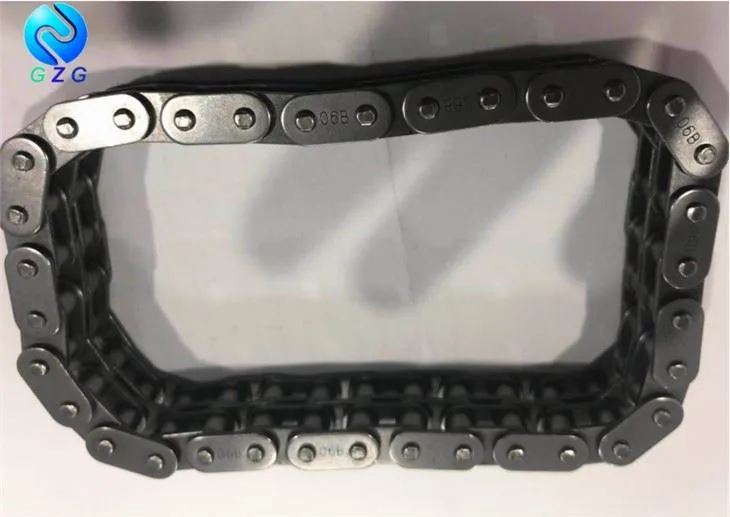 স্ট্রেইট সাইড প্লেট রোলার চেইন কার্বন ইস্পাত পরিবাহক চেইন